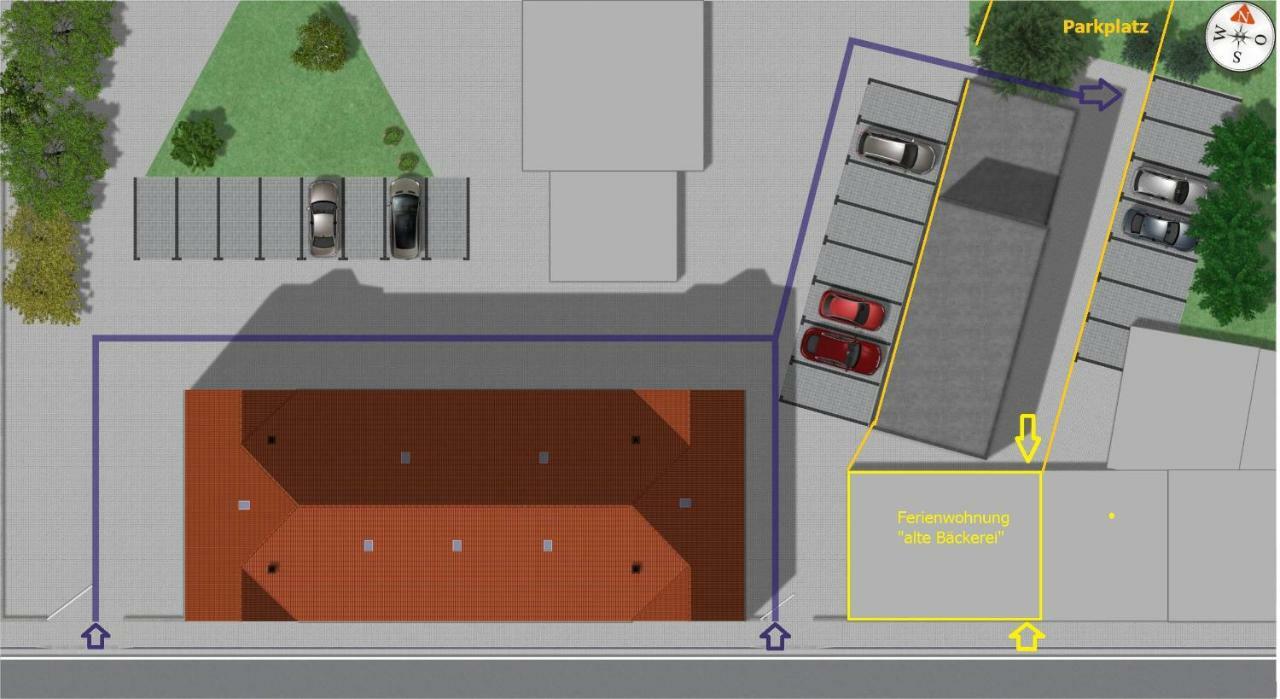 Alte Baeckerei - 02 #senior# Im Zentrum, Mit Parkplatz, Ausgestattet Apartment